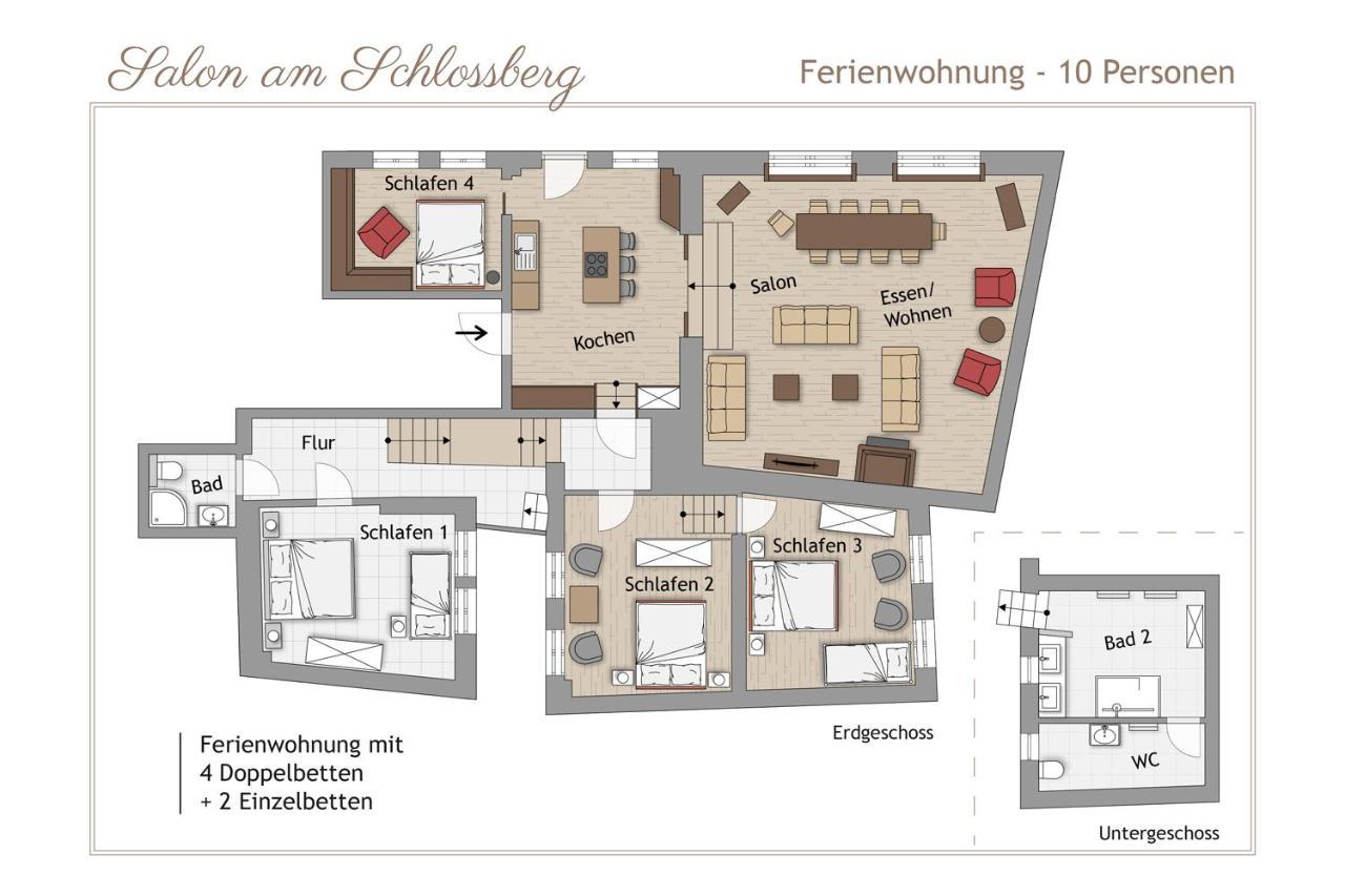 Salon Am Schlossberg Quedlinburg Exterior photo